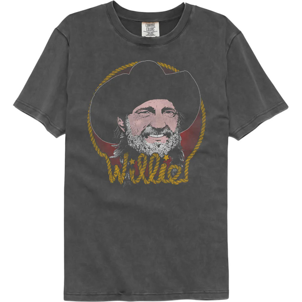 Rope Name Willie Nelson Comfort Colors Brand Tshirt